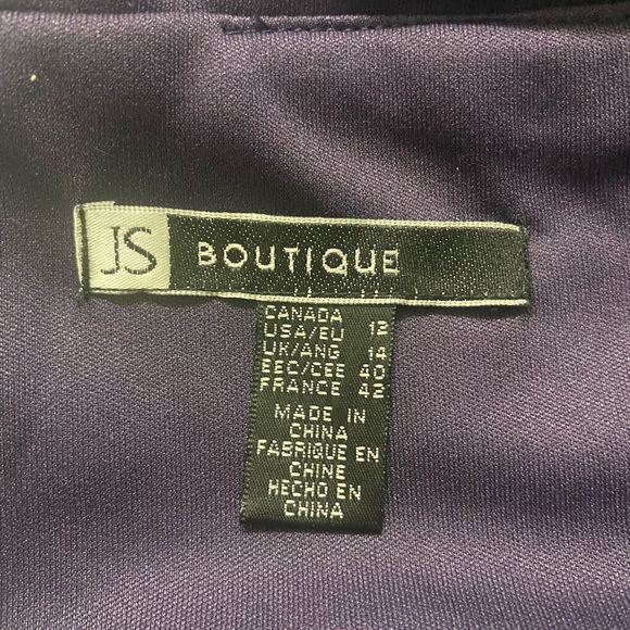 JS boutique purple/ blue long dress - Picture 7 of 8